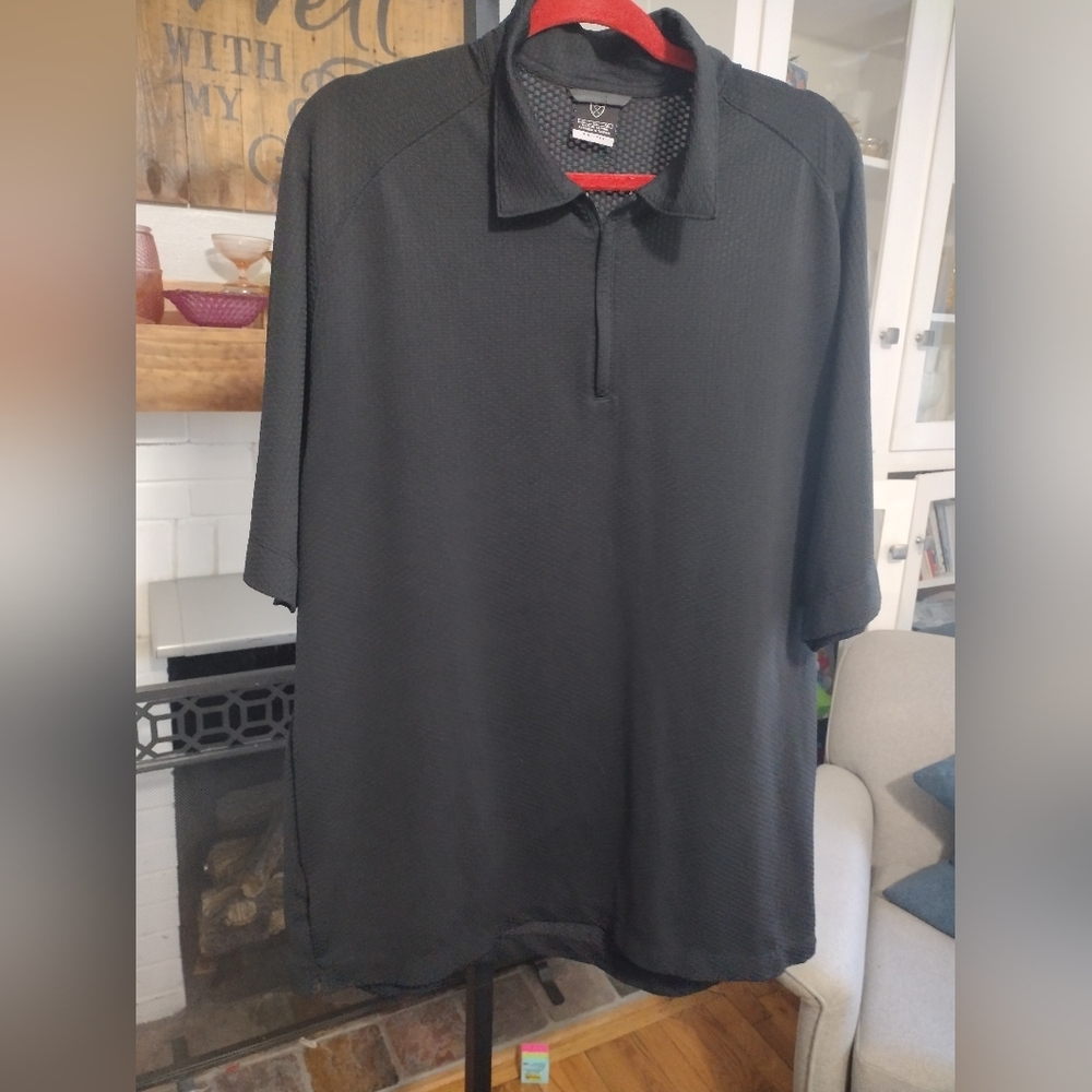 Nike dri fit quarter zip short sleeve golf jacket shirt